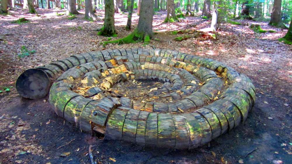 Holzspirale
