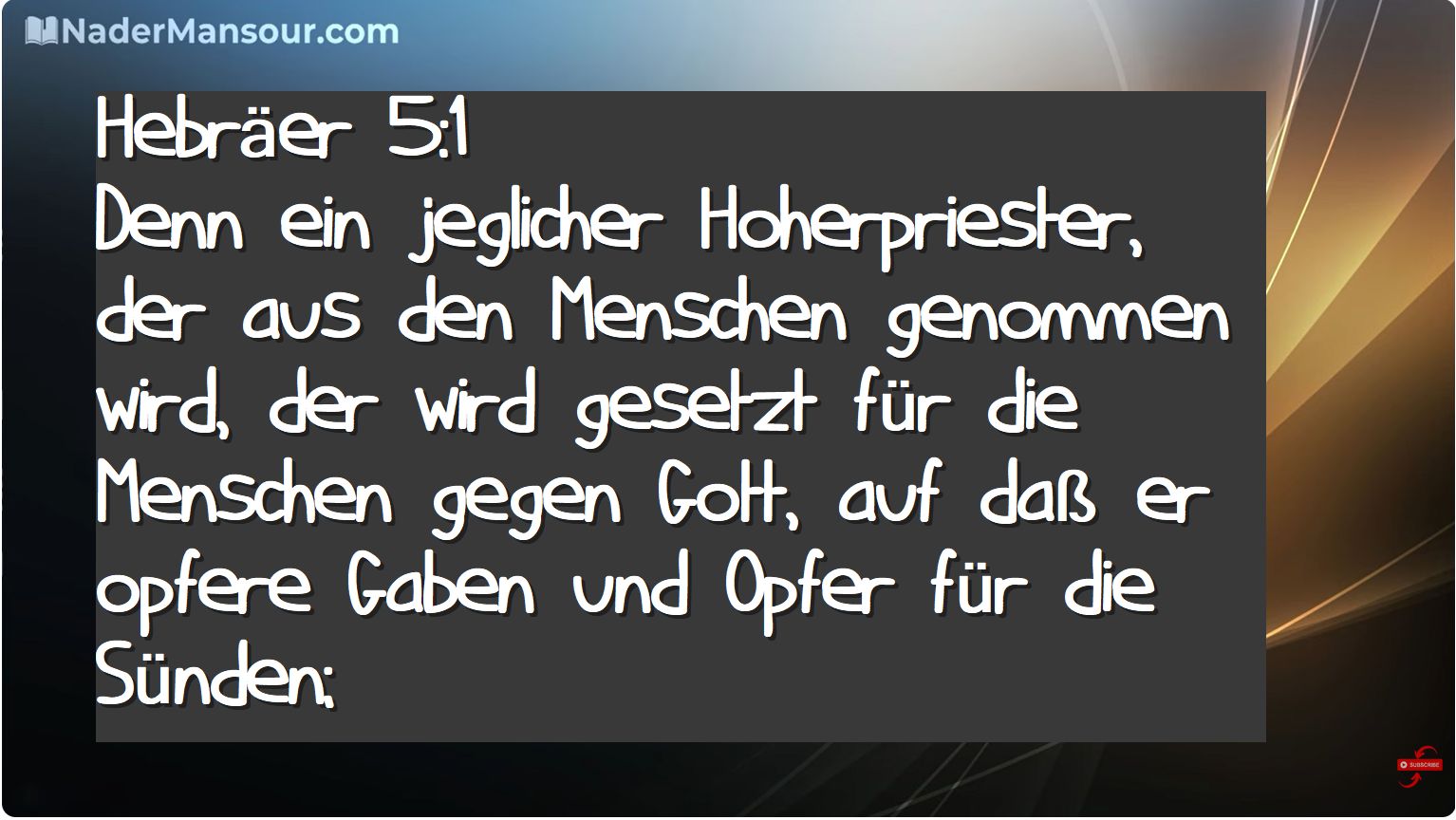 Nader Mansour - Hohepriester - 016